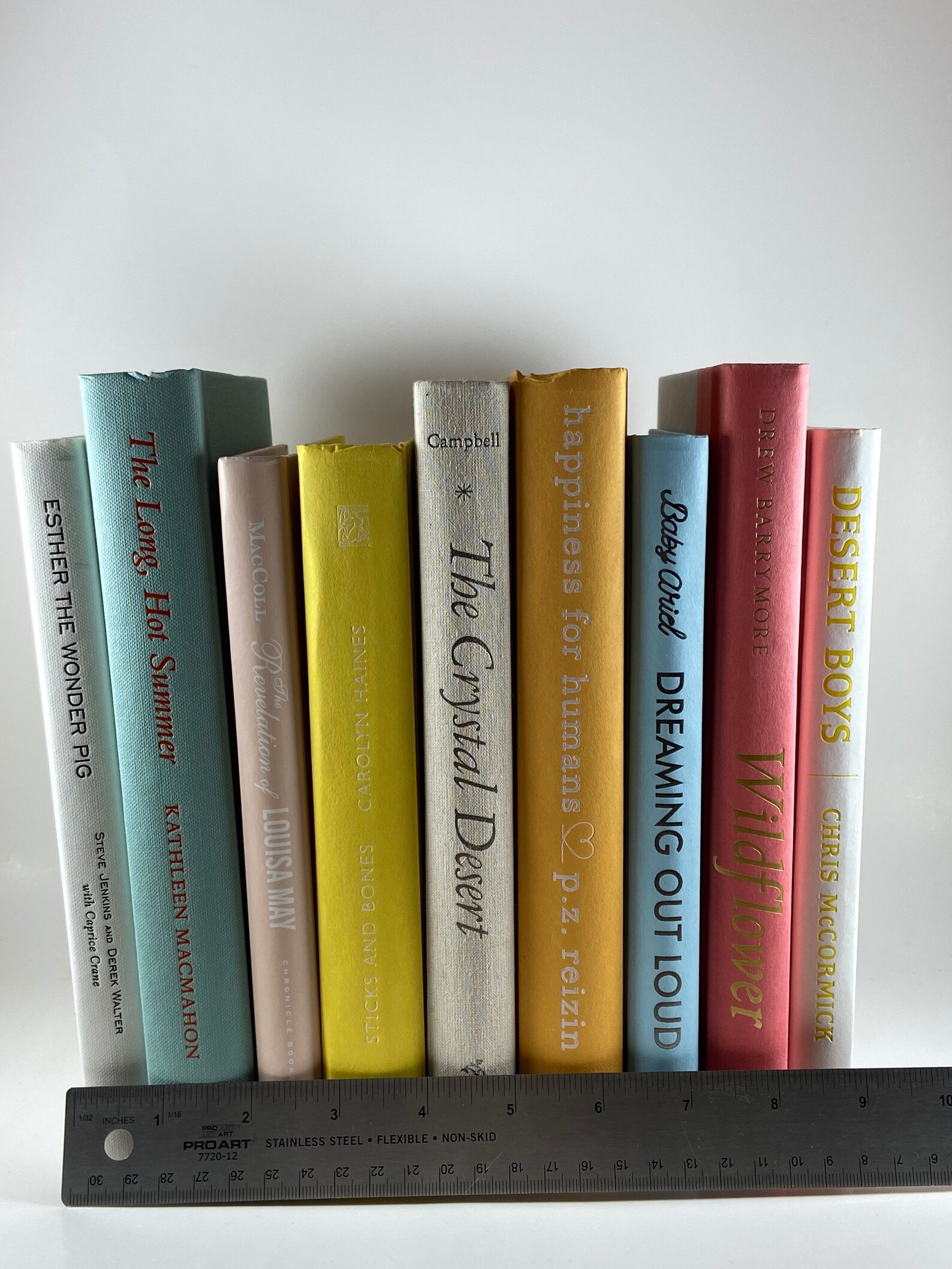 Decorative Book Set Versatile Book Stack Pastels Soft Etsy