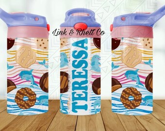 Cookies Personalized Kids Bottle, Birthday Gift, Custom Drinkware, Kids Water Bottle, Kids Tumbler, Girl Scouts