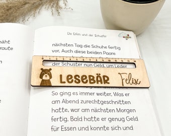 Personalized reading aid for children | School children | Learn to read | Gift for starting school |