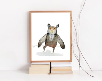Owl, Fine Art Print