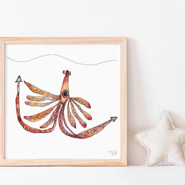 Colossal Squid Fine Art Print