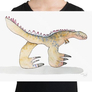 Original Artwork, Giganotosaurus, Giclee Print