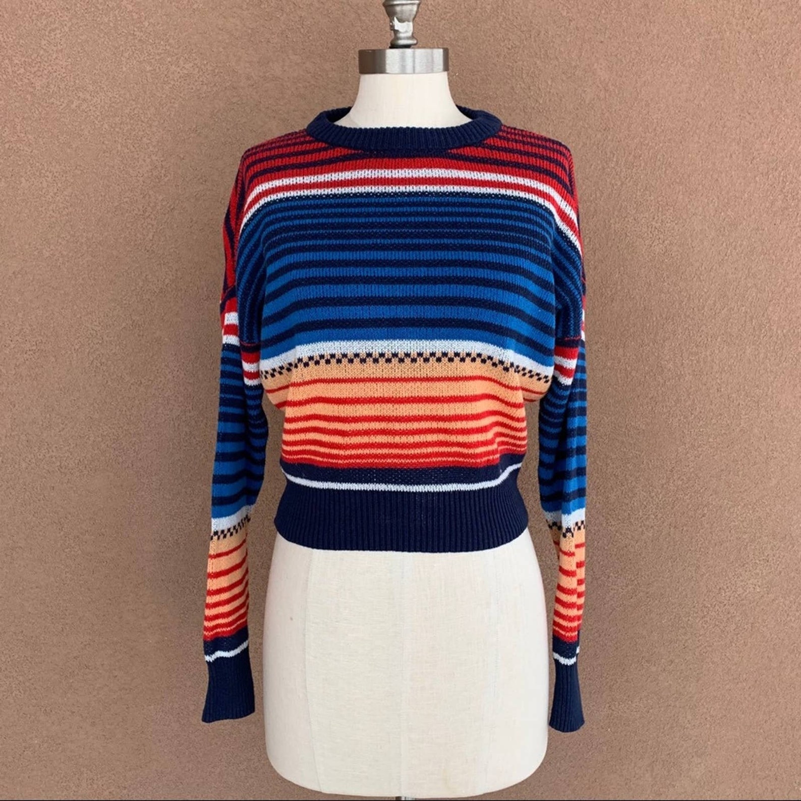 Urban Outfitters Cropped Striped Sweater | Etsy