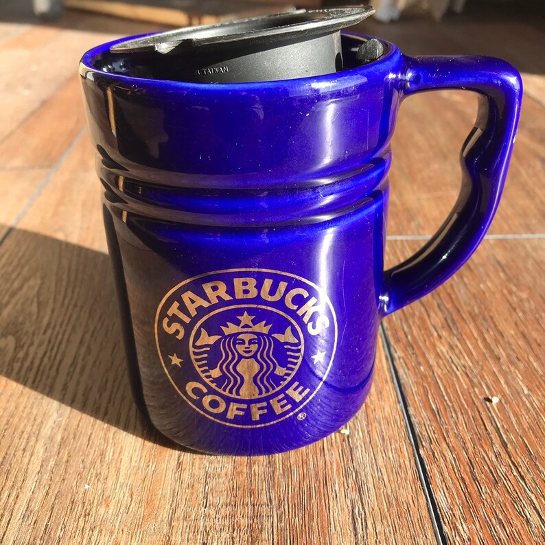 Starbucks coffee mug travel with lid Etsy