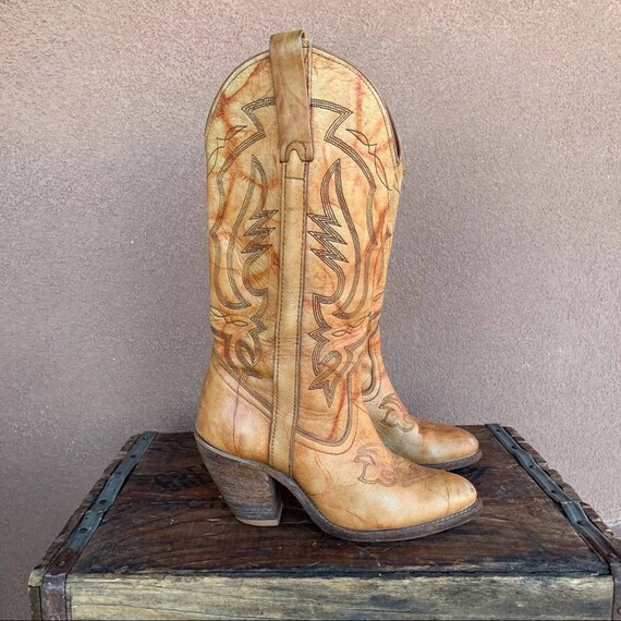 1120-S147 Vintage Miss Capezio Leather Boots