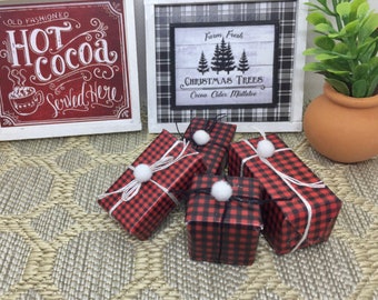 Miniature Farmhouse Christmas Presents