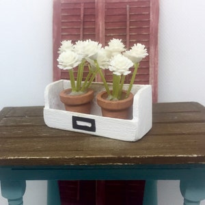 Miniature Dollhouse Farmhouse Shabby Chic Shelf