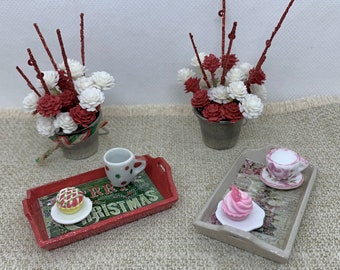 Miniature Christmas Serving Tray