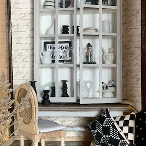 Miniatur Puppenhaus Bauernhaus Porzellan Schrank