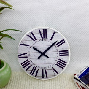 Large Miniature Dollhouse Farmhouse Wall Clock