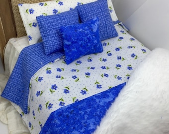 Miniature Dollhouse Farmhouse Bedding
