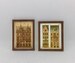 Miniature Dollhouse Architectural Framed Drawings 