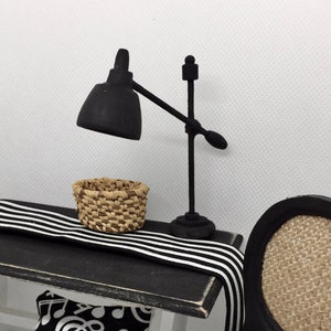 Miniature Dollhouse Farmhouse Desk Lamp