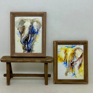 Miniature Elephant Prints
