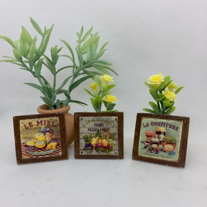 Miniature Dollhouse Farmhouse Wall Hangings