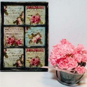 Miniature Dollhouse Vintage-Inspired Farmhouse Framed Pictures