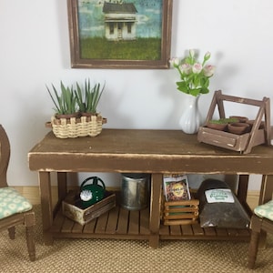 Miniature Basket and Plants