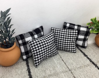 Miniature Dollhouse Farmhouse Pillows