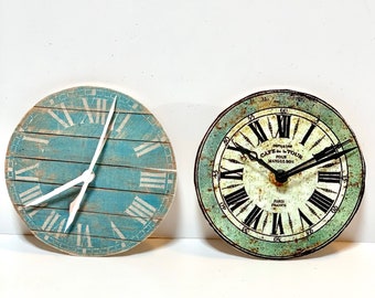 Large Miniature Dollhouse Farmhouse Wall Clock
