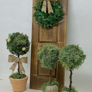 Miniature Farmhouse Topiary Trees
