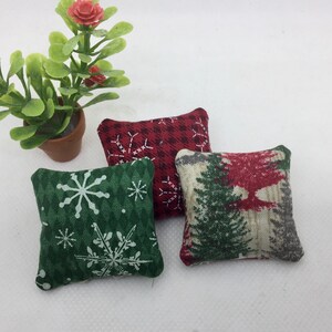 Miniature Farmhouse Christmas Pillows