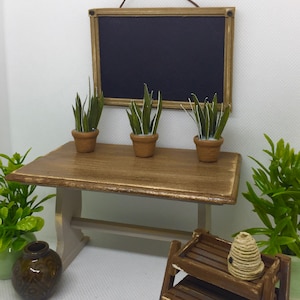 Miniature Dollhouse Farmhouse Table