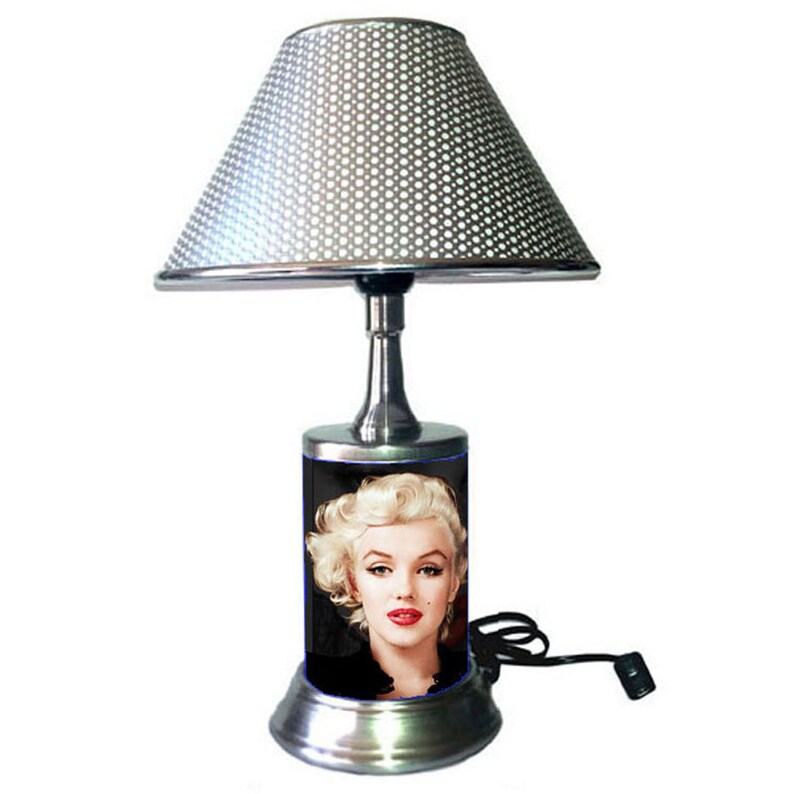 Marilyn Monroe Desk Lamp With Chrome Finish Shade - Etsy