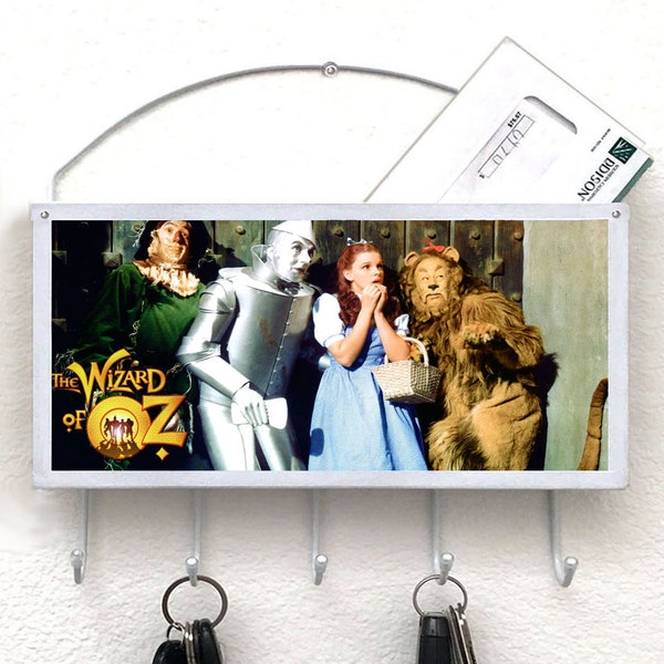 Wizard of Oz Mail Organizer, Mail Holder, Key Rack, Mail Basket, Mailbox