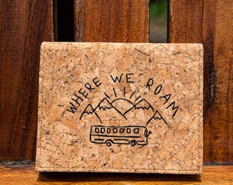 Cork Wallet Bifold | Sustainable With Multiple Pockets | RFID Protection
