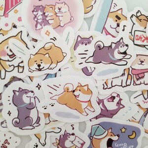 Shiba Inu Dog Planner Scrapbooking Card Invitation Stickers