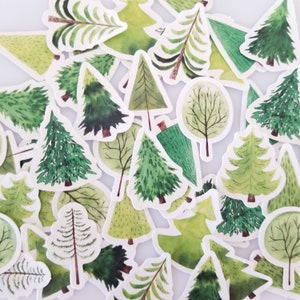 Happy Tree Planner Scrapbooking Card Invitation Stickers
