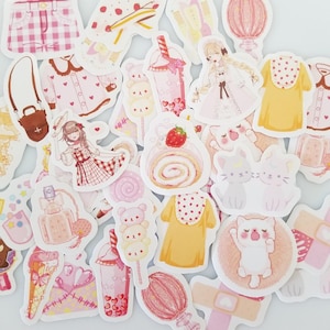 Lolita Stickers - Kawaii Cute Stickers For Diary, Planners, or Scrapbooking