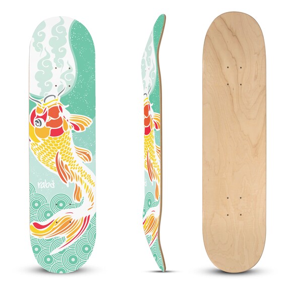 rabd Blank Skateboard Deck Natural USA Maple Wood 32” x 8”