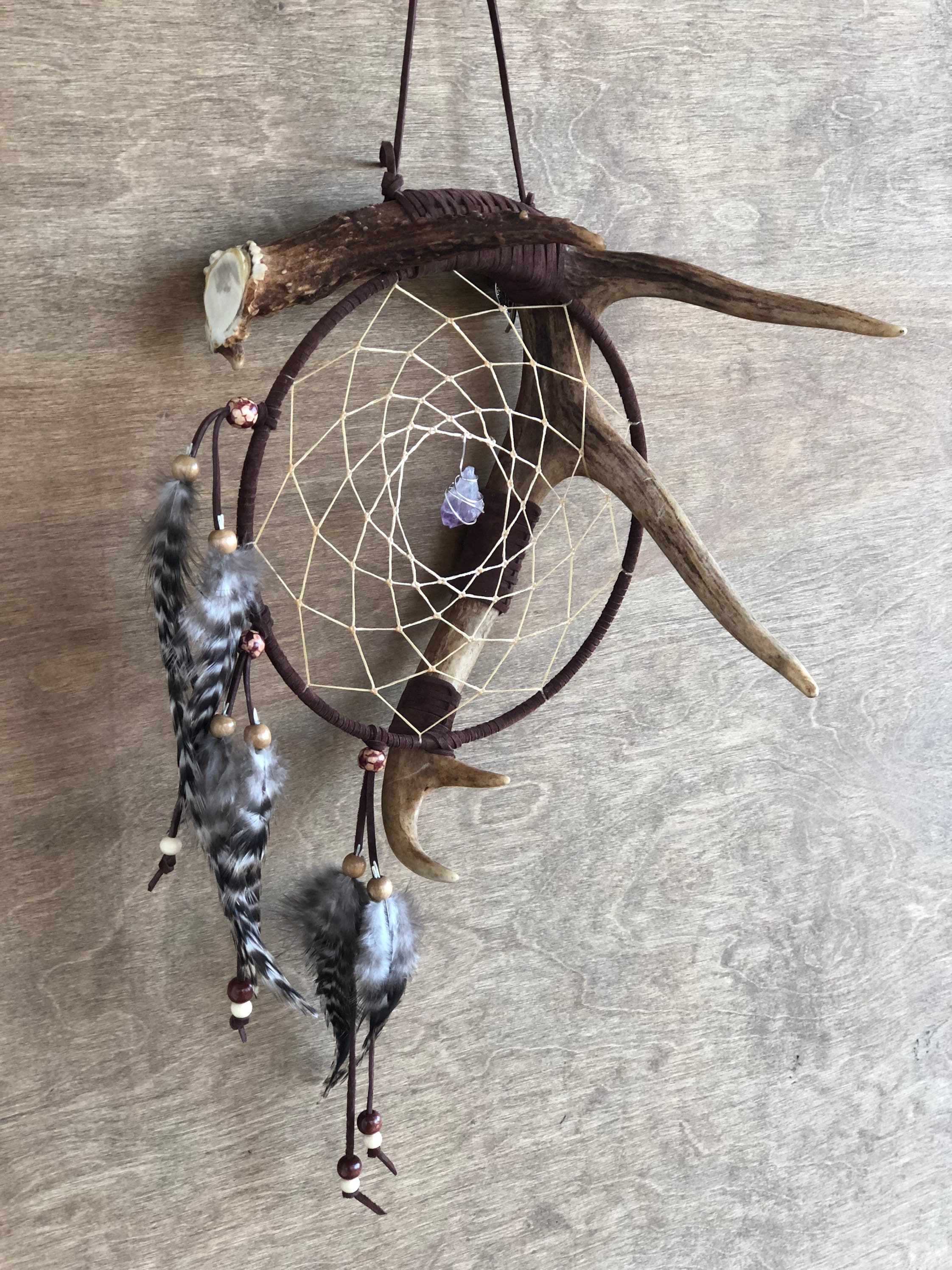 Extra Large Antler Dream Catcher Etsy