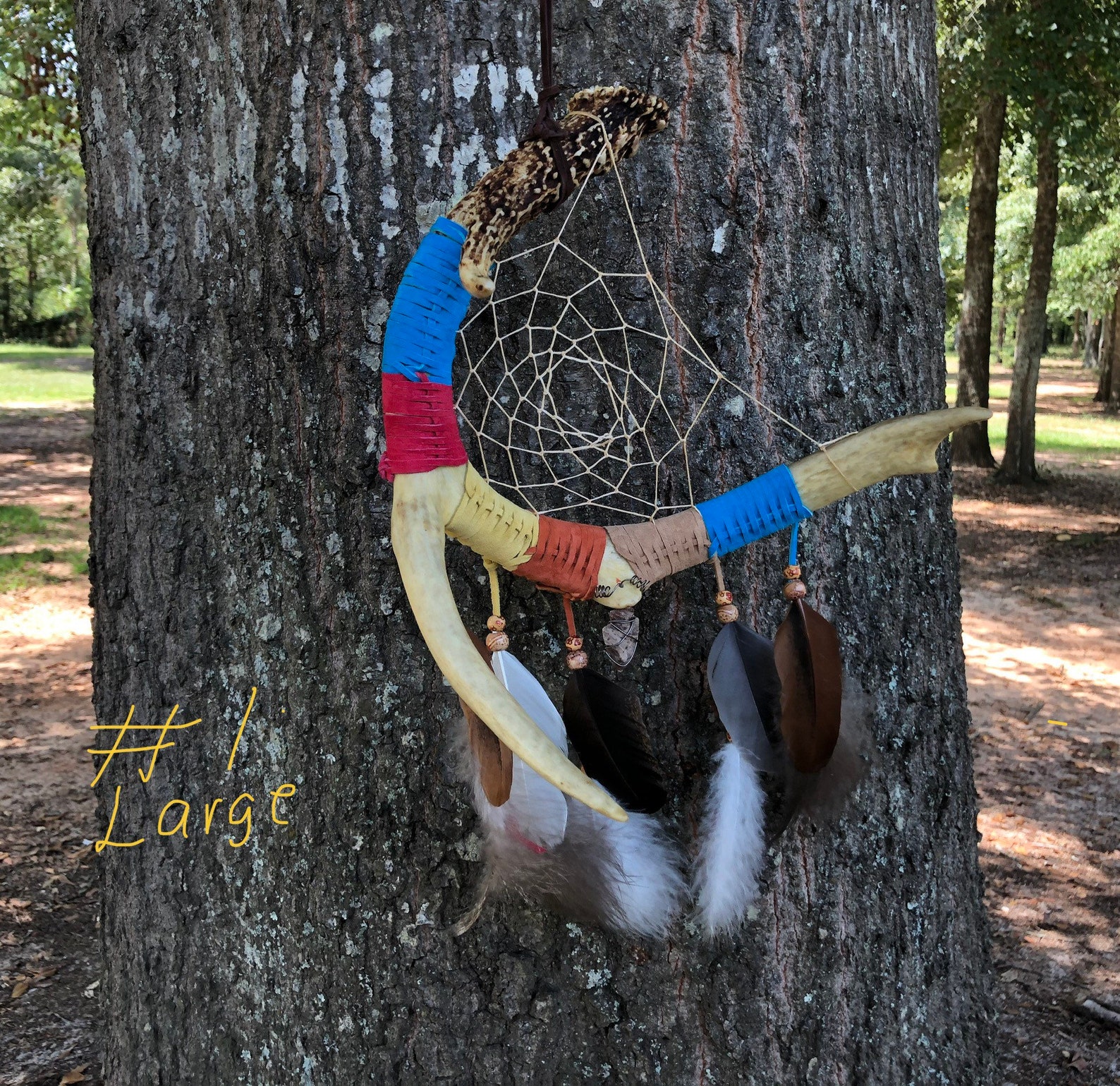 Large Antler Dream Catcher Etsy