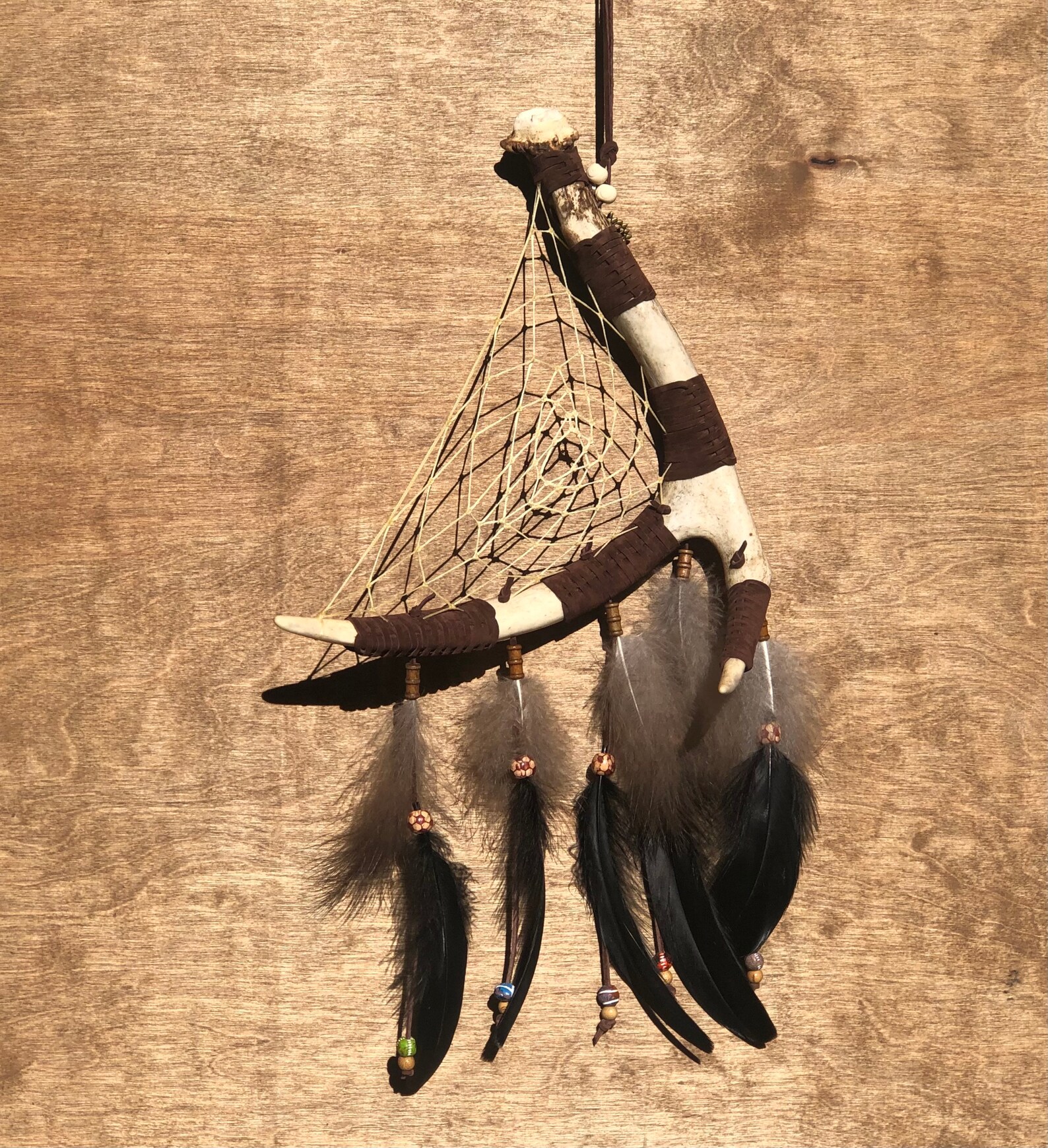 Large Antler Dream Catcher Etsy