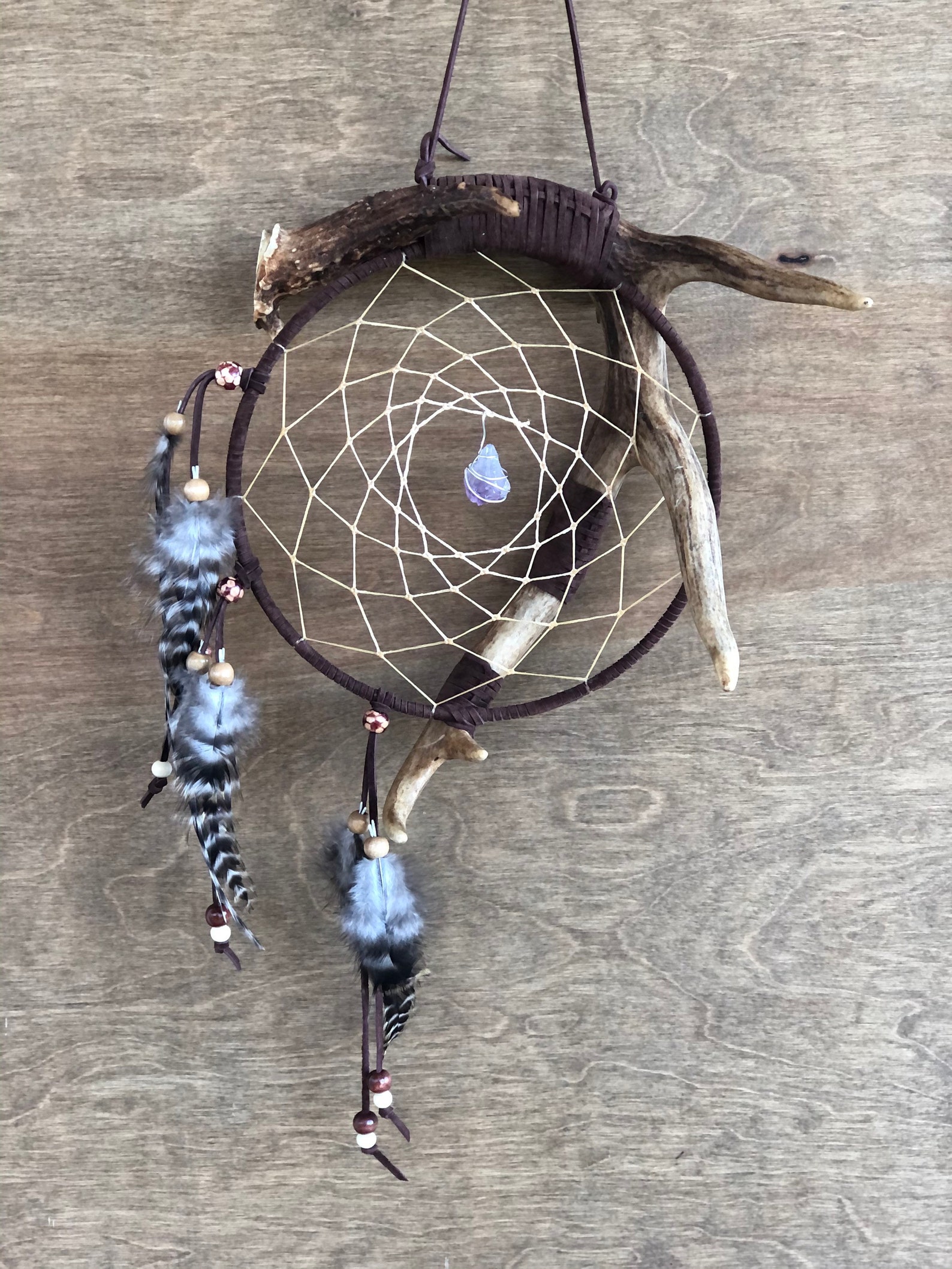 Extra Large Antler Dream Catcher Etsy