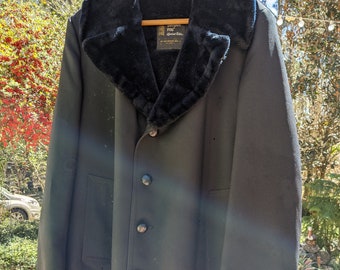 overcoat fur collar