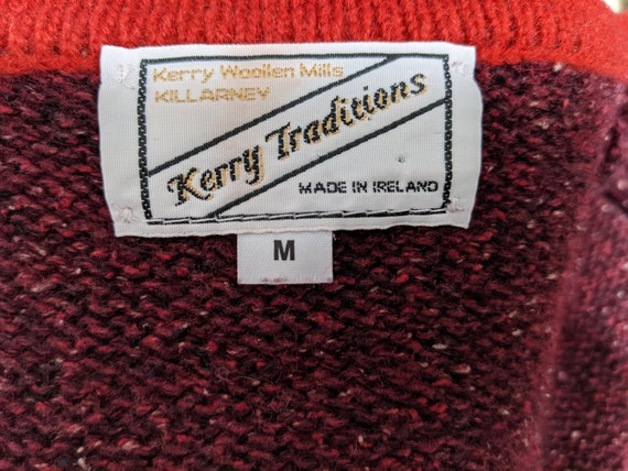 Vintage 1960s. Kerry Traditions, Dark Burgundy Tw… - image 10
