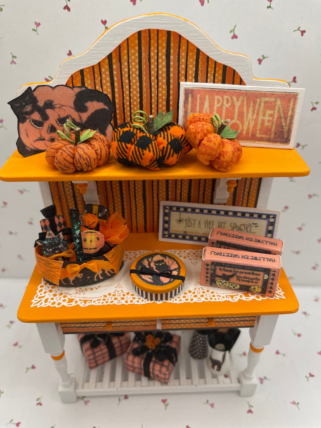 Halloween Ornaments Jack O Lantern Tree Decorations Plastic