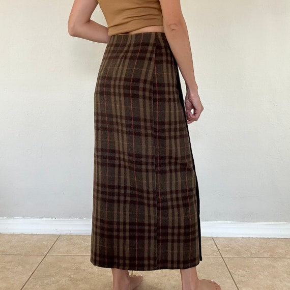 Vintage (S) 90s Plaid Pattern Skirt - Women’s Vin… - image 4