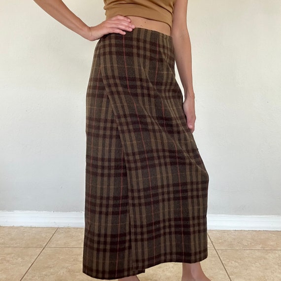 Vintage (S) 90s Plaid Pattern Skirt - Women’s Vin… - image 3