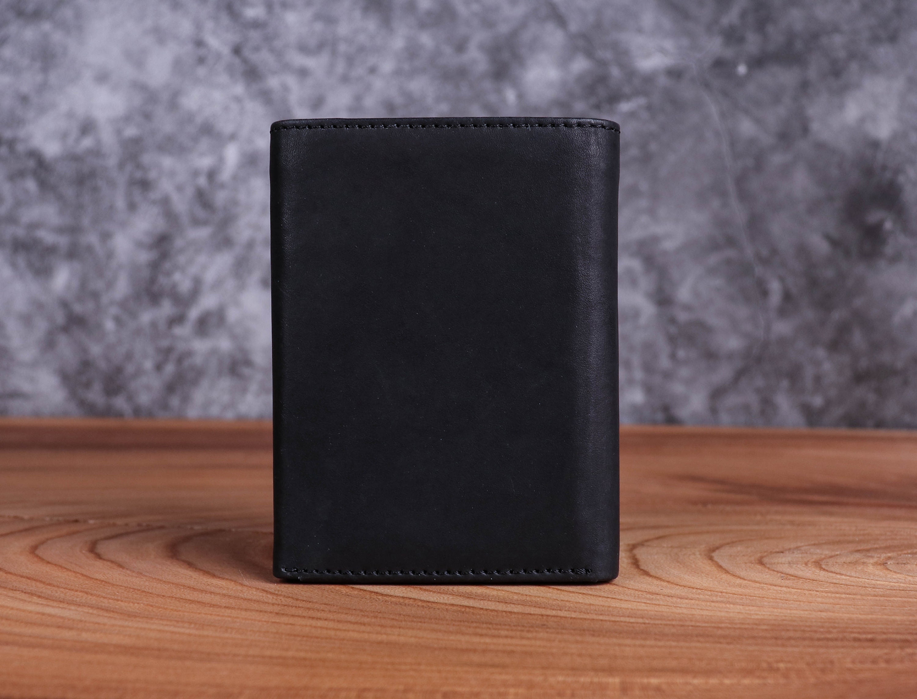 Personalized Trifold Men's Wallet Genuine Leather - Etsy