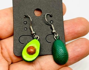 Aguacate avocado statement earrings