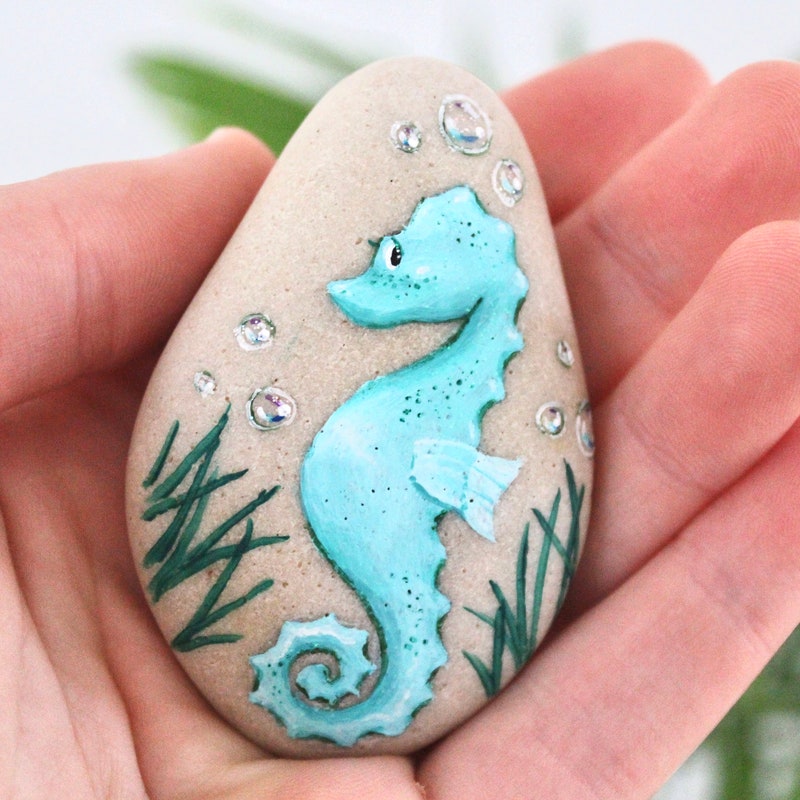 Fish Painted Rocks - Etsy