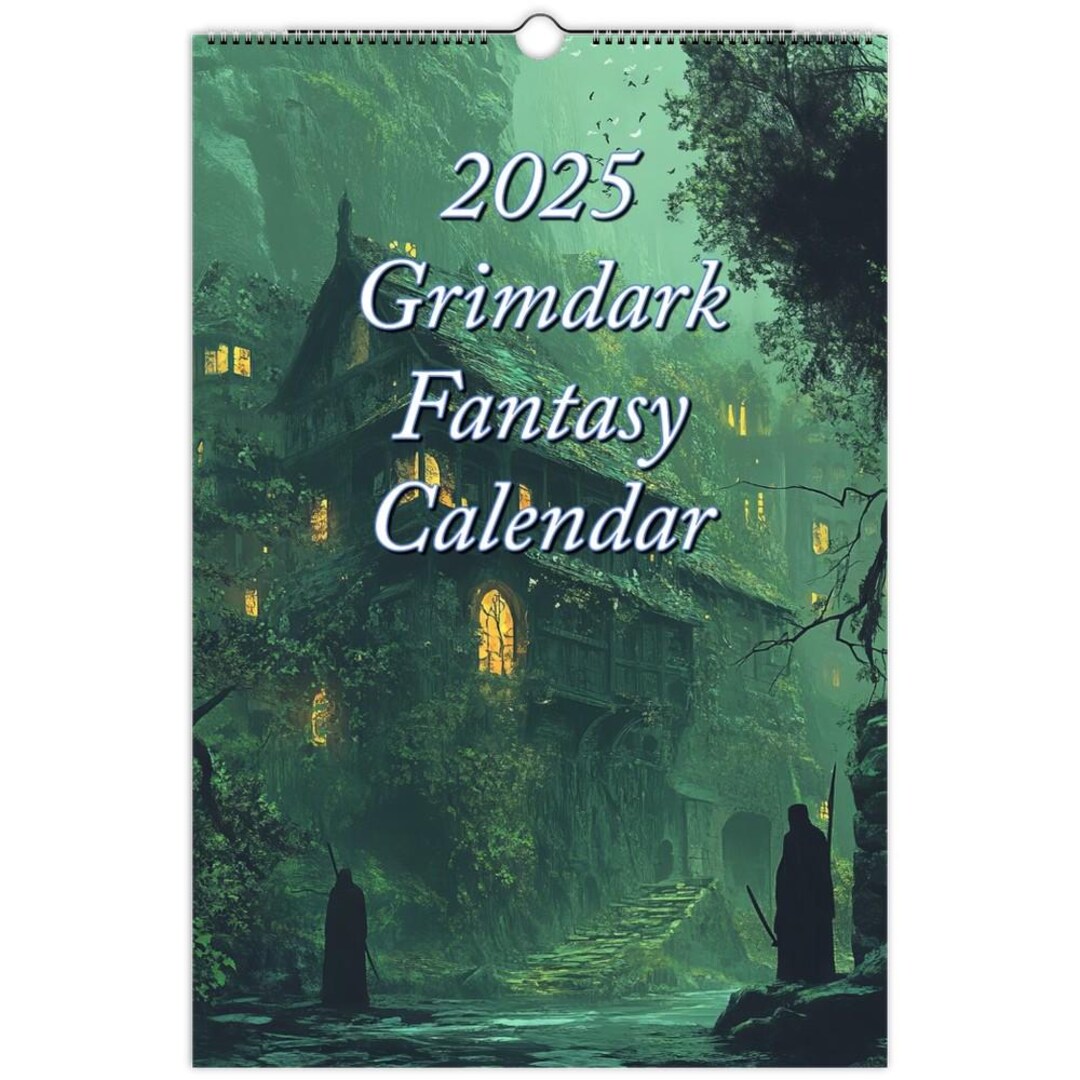 2025 Grimdark Fantasy Wall Calendar Etsy