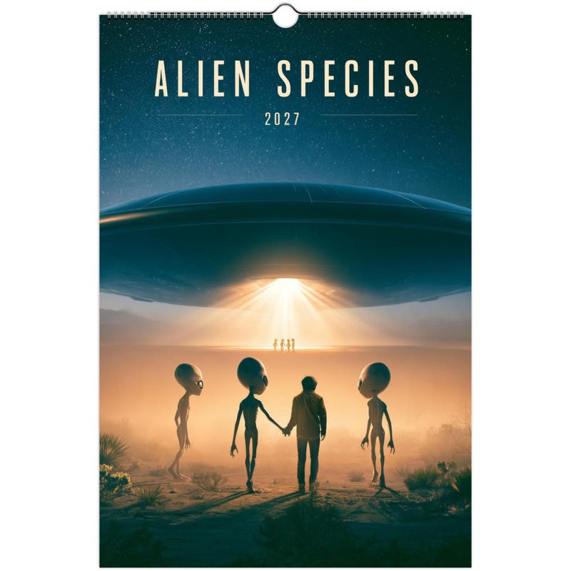 Alien Calendar - Etsy