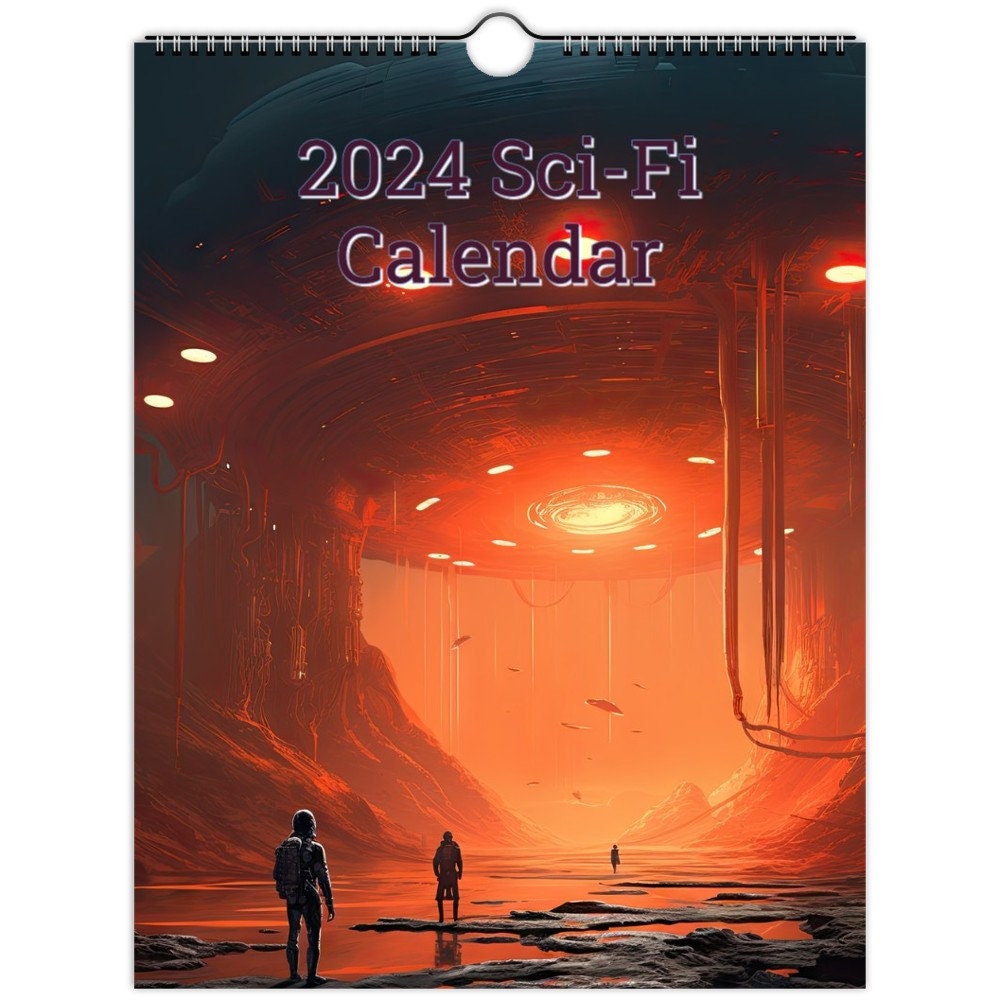 2024 Sci-fi Calendar, Science Fiction, Scifi - Etsy