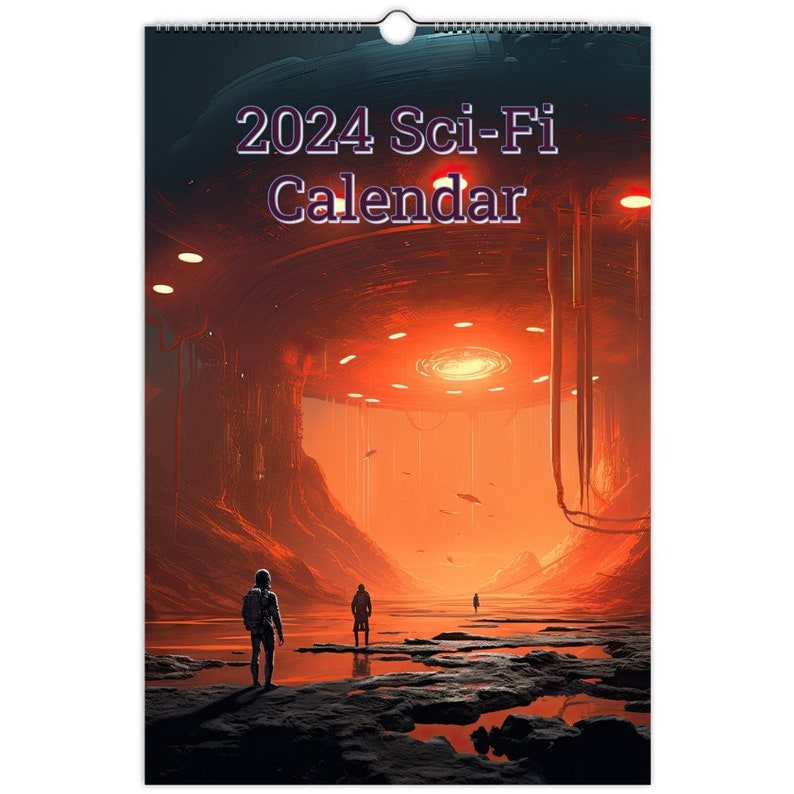 2024 Scifi Calendar, Science Fiction, Scifi Etsy