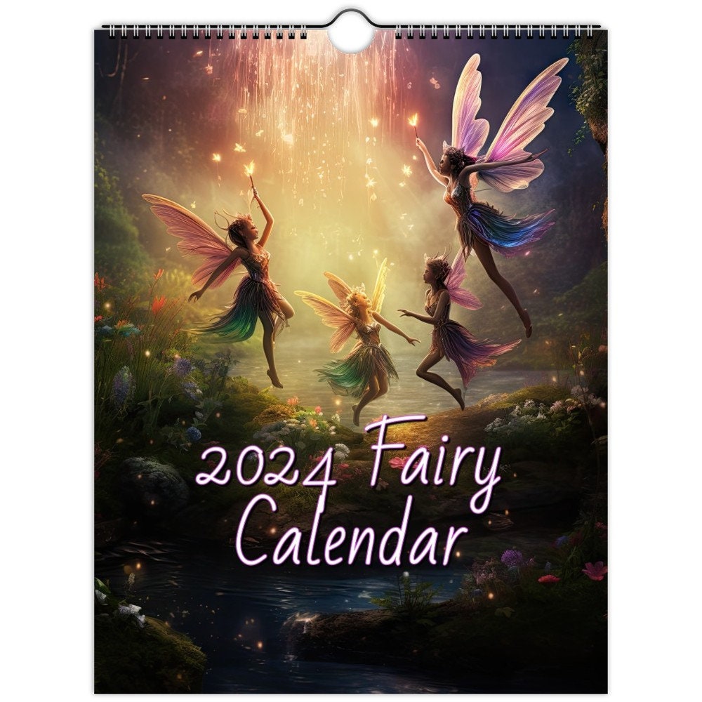 2024 Fairy Wall Calendar Etsy